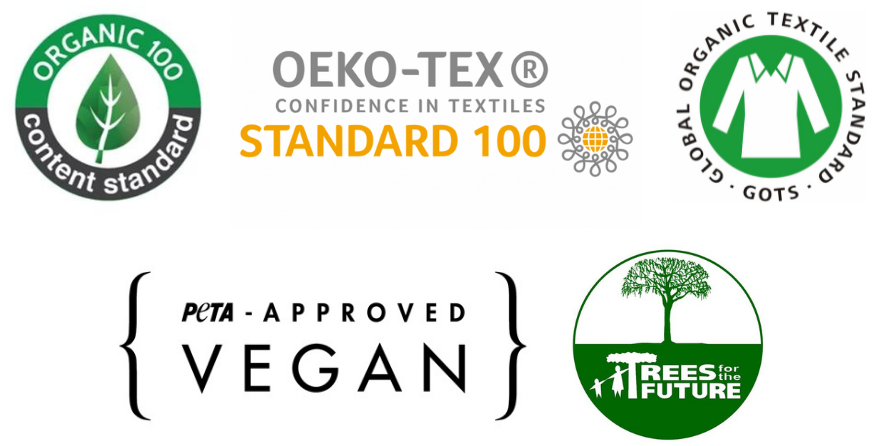 GOTS Fair Wear Vegan Trees for the Future