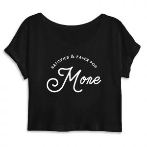 More - Women Organic Cotton Crop Tee