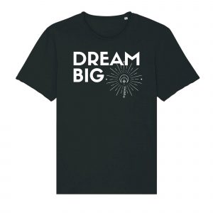 Dream Big - Unisex Organic Cotton Tee - Raw Edge