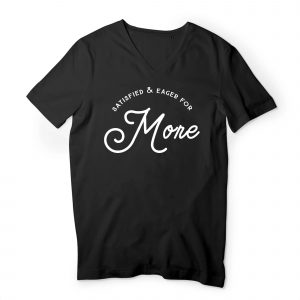 More - Men Organic Cotton V-Neck Tee