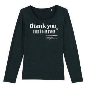 Thank You - Women Organic Cotton Long Sleeve Tee