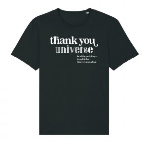 Thank You - Unisex Organic Cotton Tee - Raw Edge