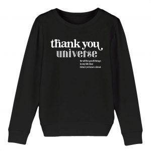 Thank You - Kids Organic Cotton Sweatshirt