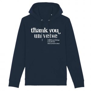 Thank You - Unisex Organic Cotton Hoodie - Front Pockets