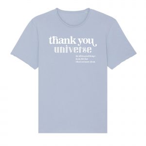 Thank You - Unisex Organic Cotton Tee - Raw Edge