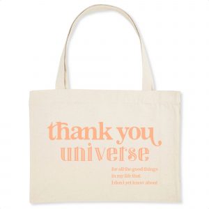 Thank You - Organic Cotton Wide Tote