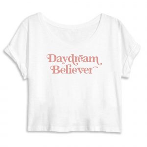 Daydream Believer - Women Organic Cotton Crop Tee