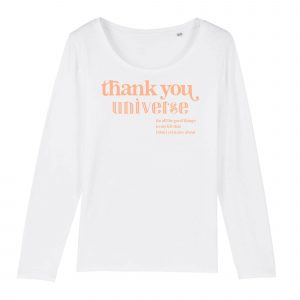 Thank You - Women Organic Cotton Long Sleeve Tee