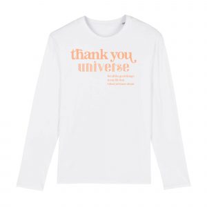 Thank You - Men Organic Cotton Long Sleeve Tee