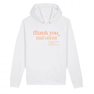 Thank You - Unisex Organic Cotton Hoodie - Side Pockets