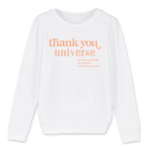 Thank You - Kids Organic Cotton Sweatshirt