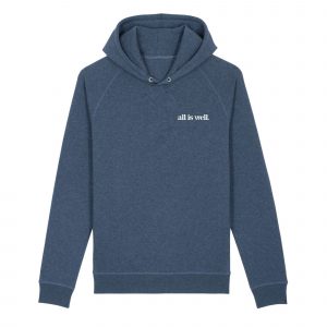 All Is Well - Organic Unisex Hoodie - Side Pockets