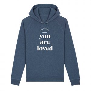 You Are Loved - Unisex Organic Cotton Hoodie - Side Pockets