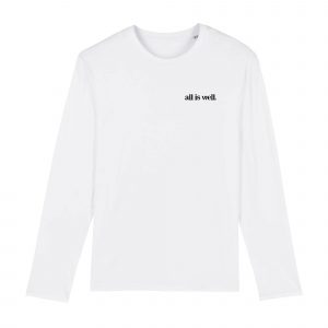 All Is Well - Men Organic Cotton Long Sleeve Tee