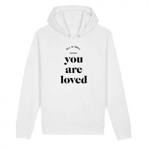 You Are Loved - Unisex Organic Cotton Hoodie - Side Pockets